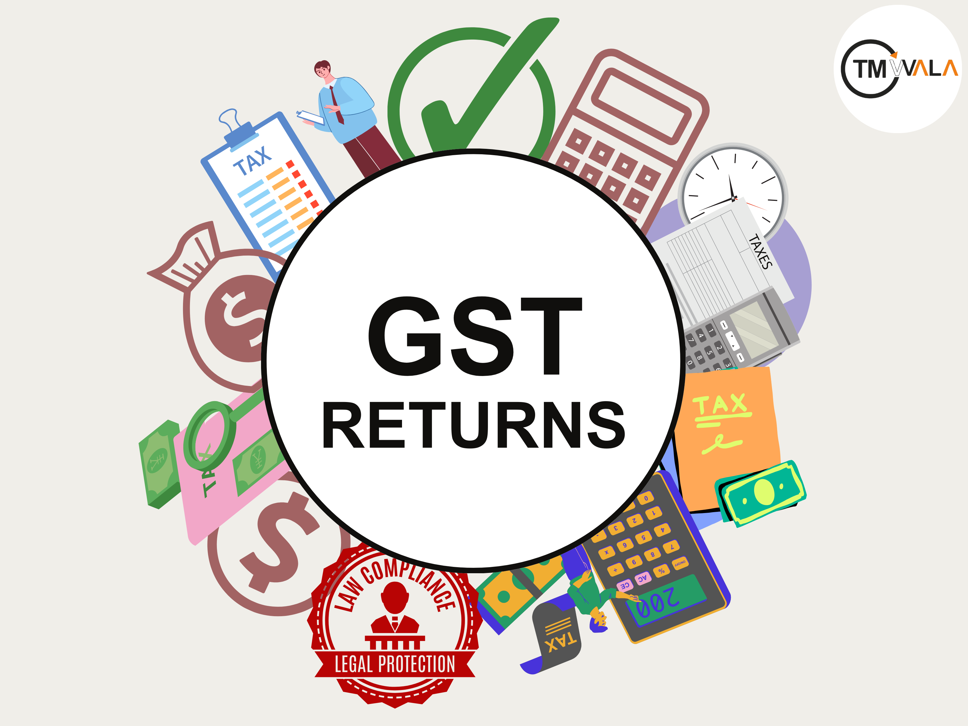 Entrepreneur learning GST basics and GSTR filing for business compliance.