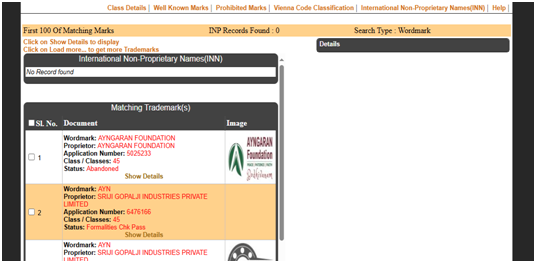 TRADEMARK SEARCH REPORT 5 image8
