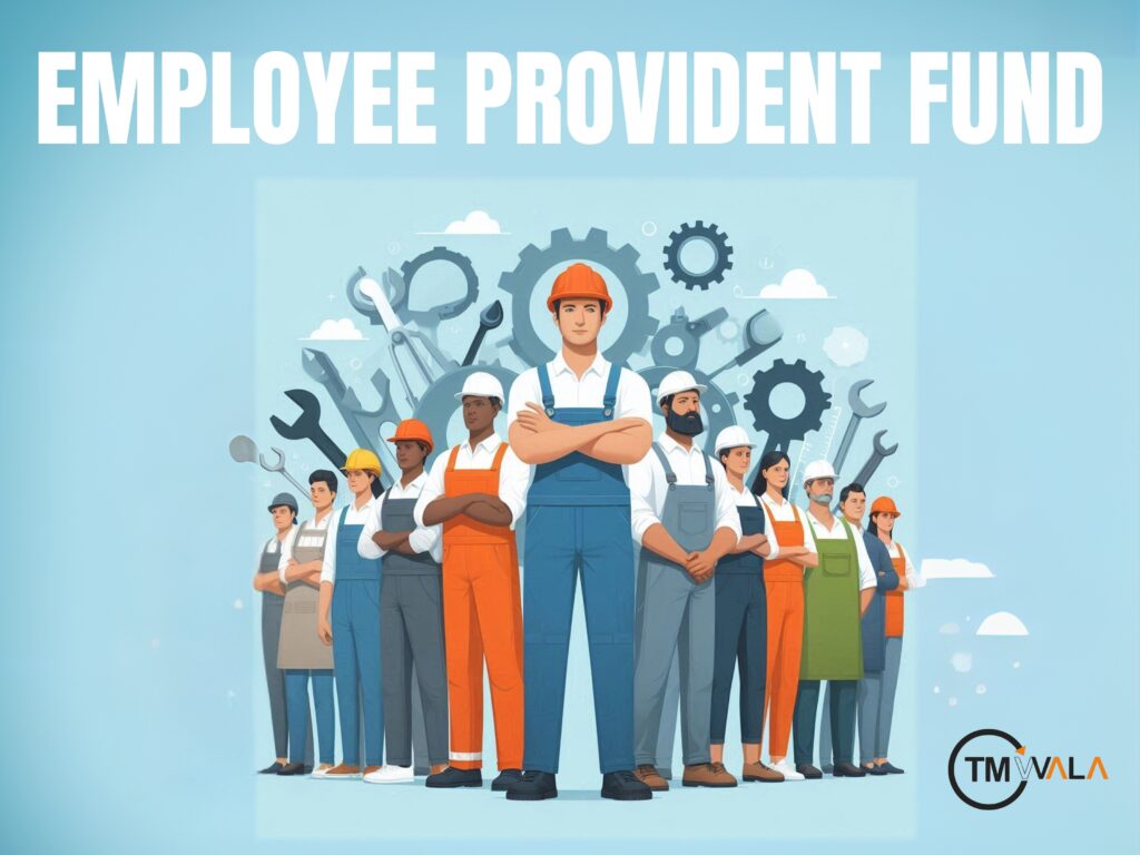 Group of workers standing together representing Employee Provident Fund benefits.