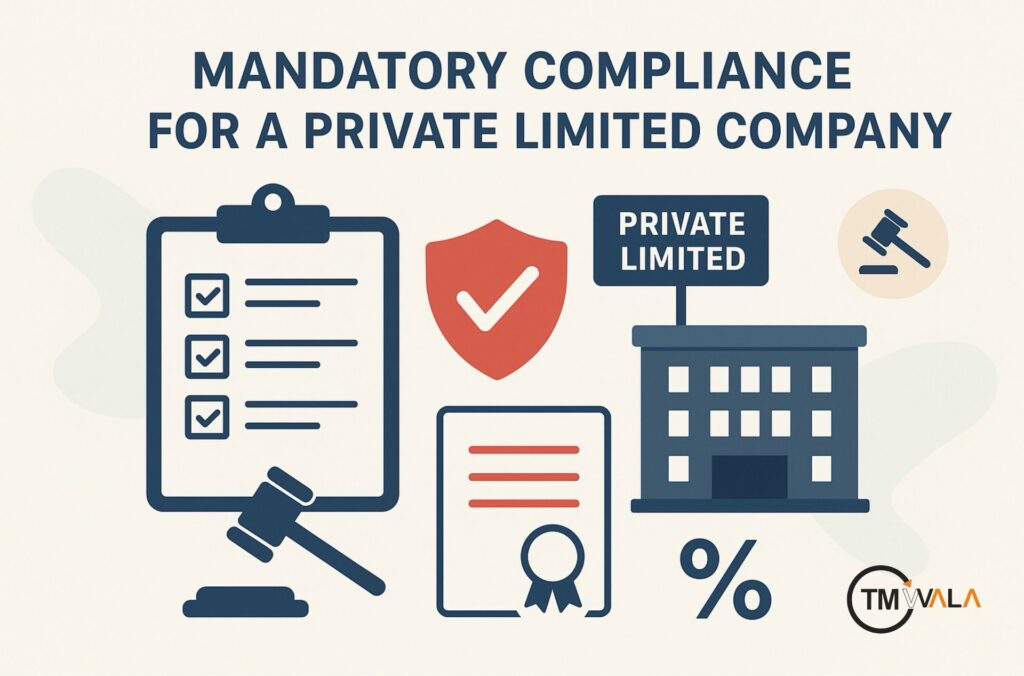 MANDATORY COMPLIANCE FOR A PRIVATE LIMITED COMPANY 1 Mandatory Compliance For A Private Limited Company