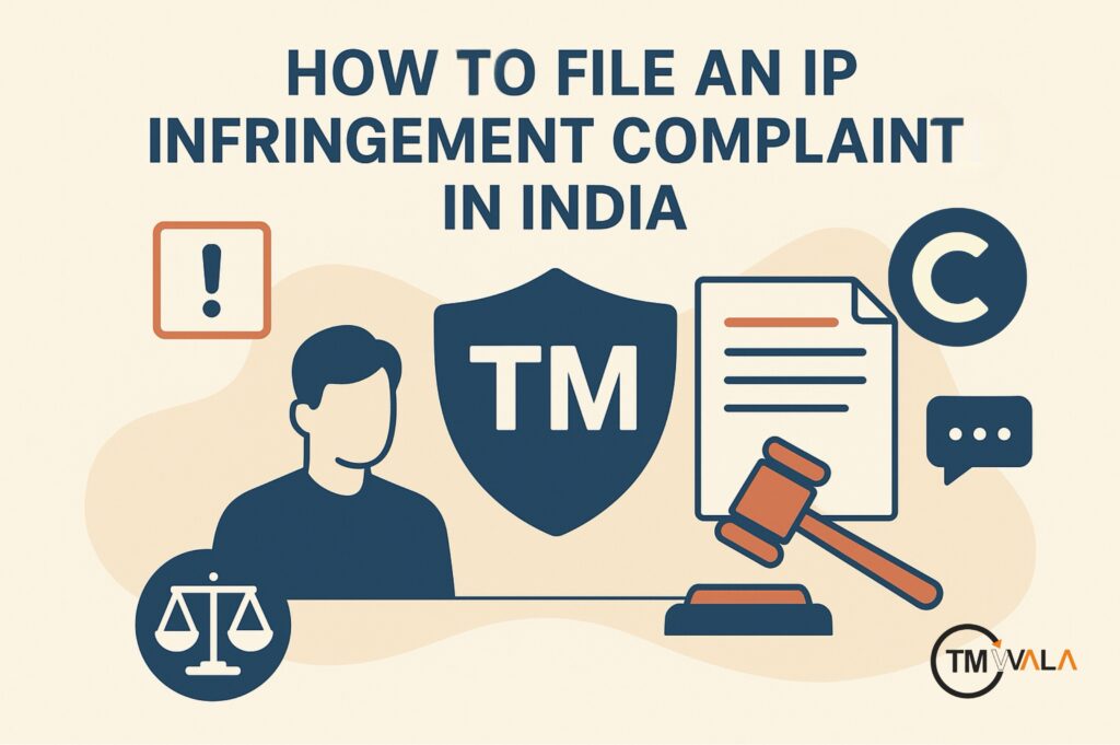 How to file an IP infringement complaint in India