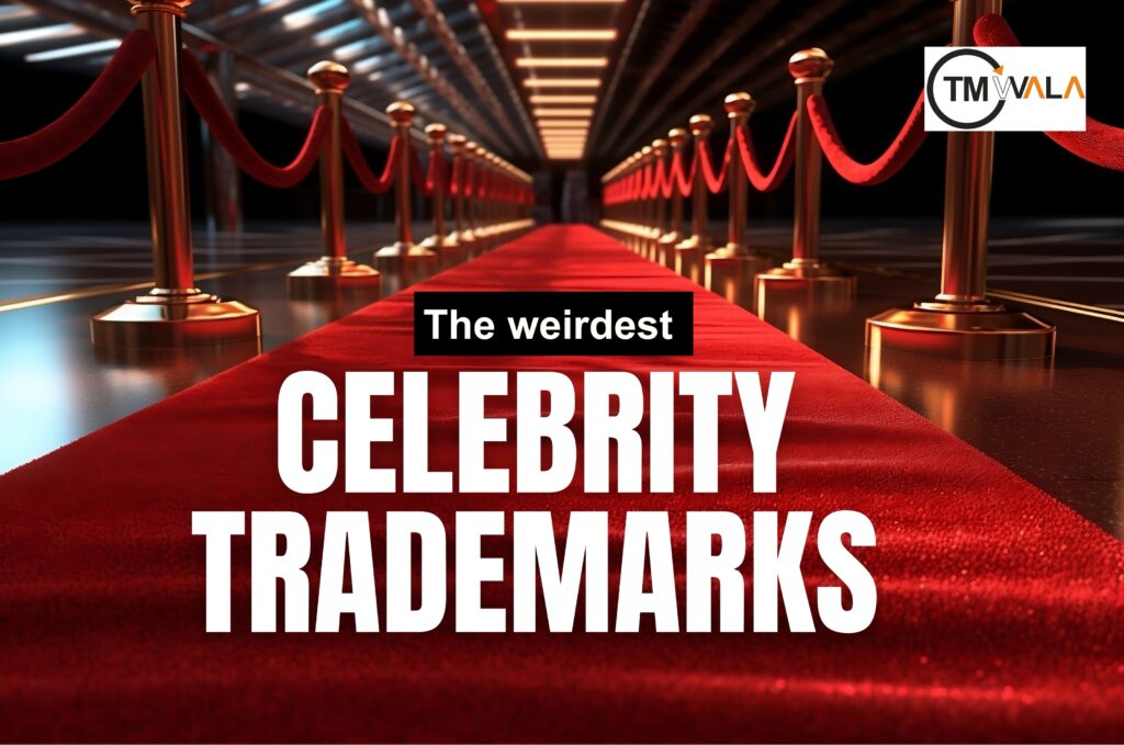 The weirdest celebrity trademarks — exploring unusual and surprising trademark filings by famous personalities.
