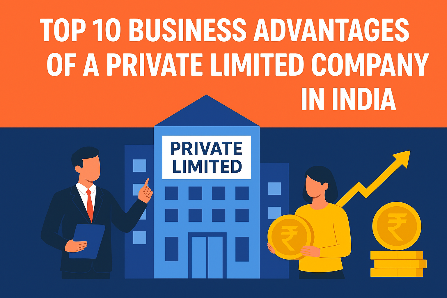 Top 10 business advantages of a private limited company in India explained with benefits for entrepreneurs and startups.