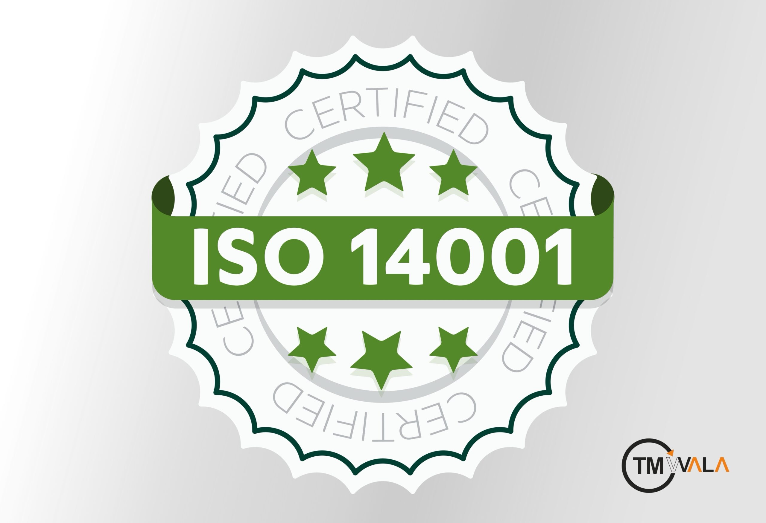ISO 14001 certification badge – Environmental Management System standard