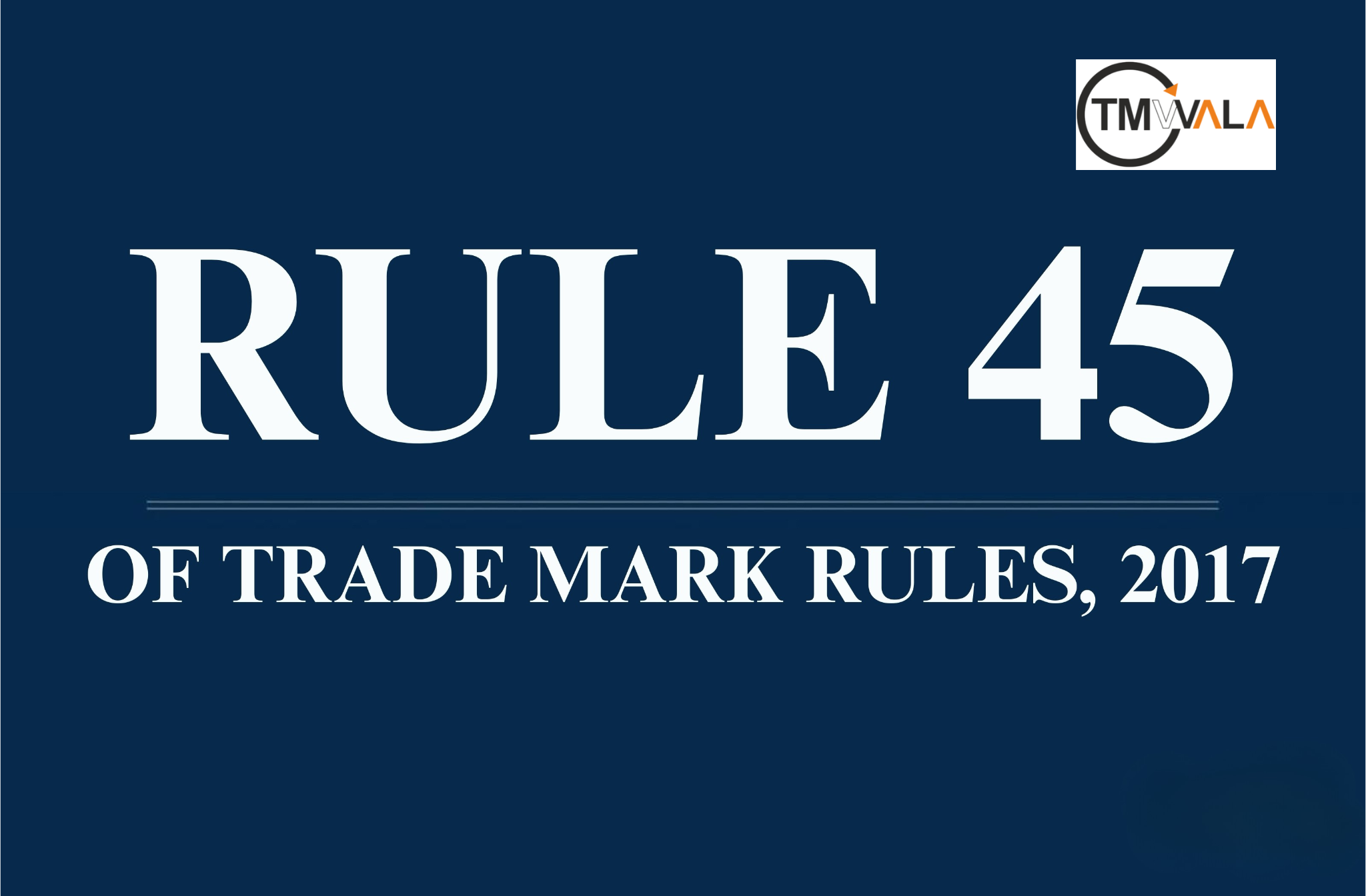 EVIDENCE IN SUPPORT OF OPPOSITION: RULE 45 OF THE TRADE MARK RULES, 2017