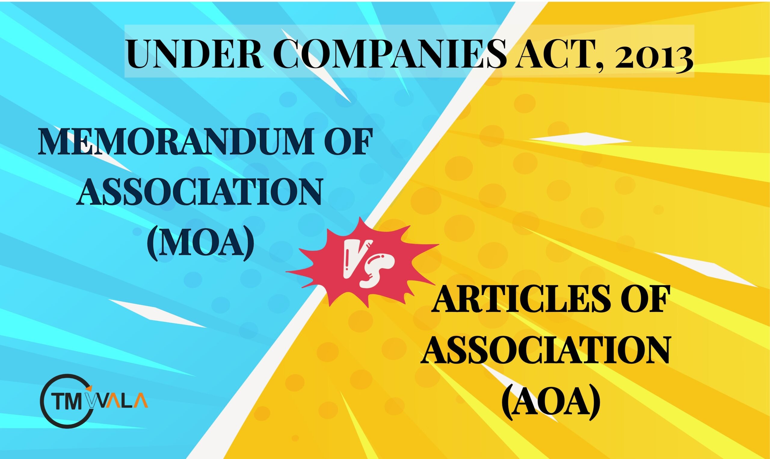 MOA and AOA under Companies Act 2013