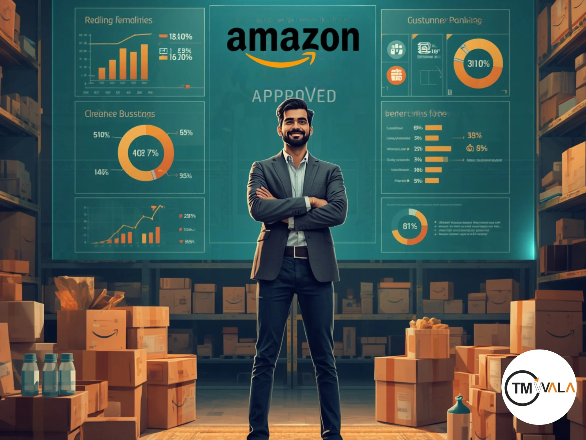 Amazon Brand Registry seller dashboard and product listings