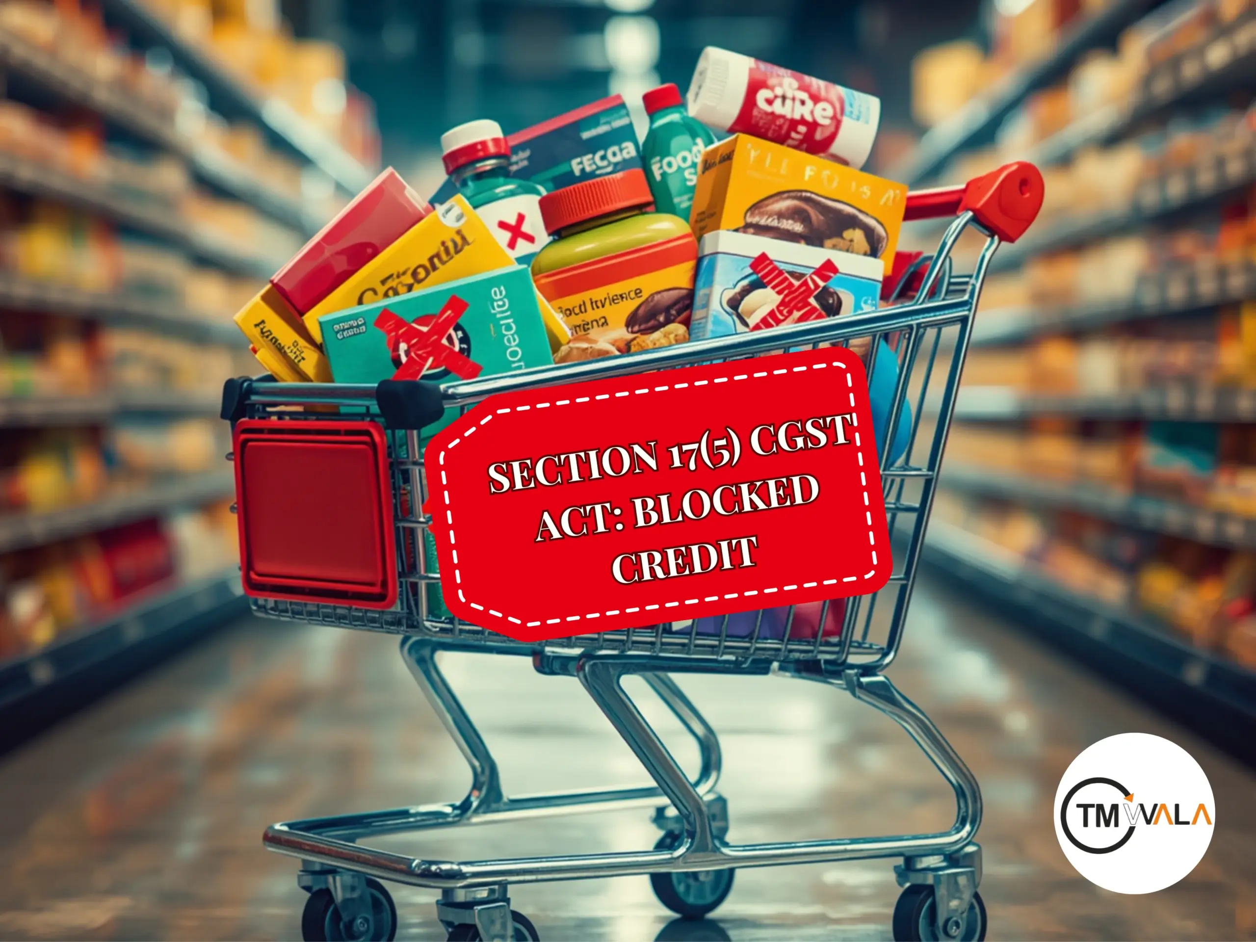 section 17(5) of the CGST Act – Blocked Input Tax Credit