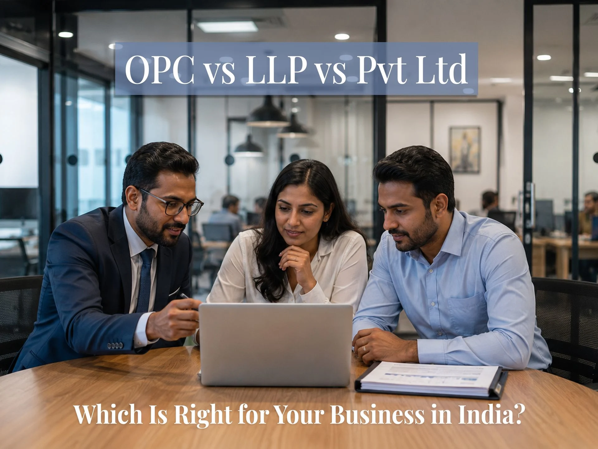 OPC vs LLP vs Pvt Ltd